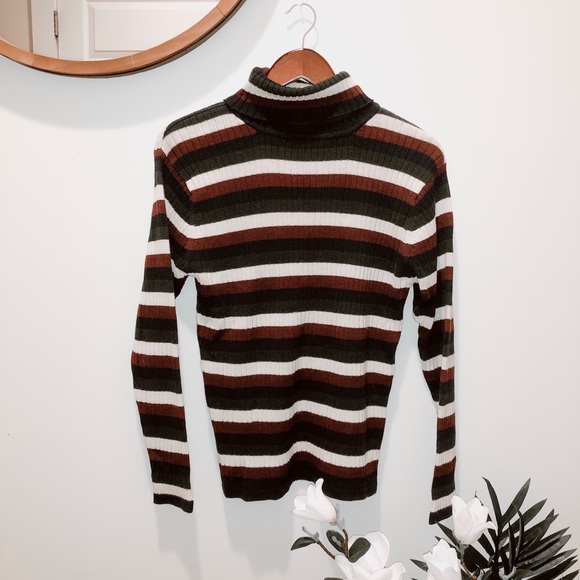 Maurices Sweaters - Colored Striped Turtle Neck